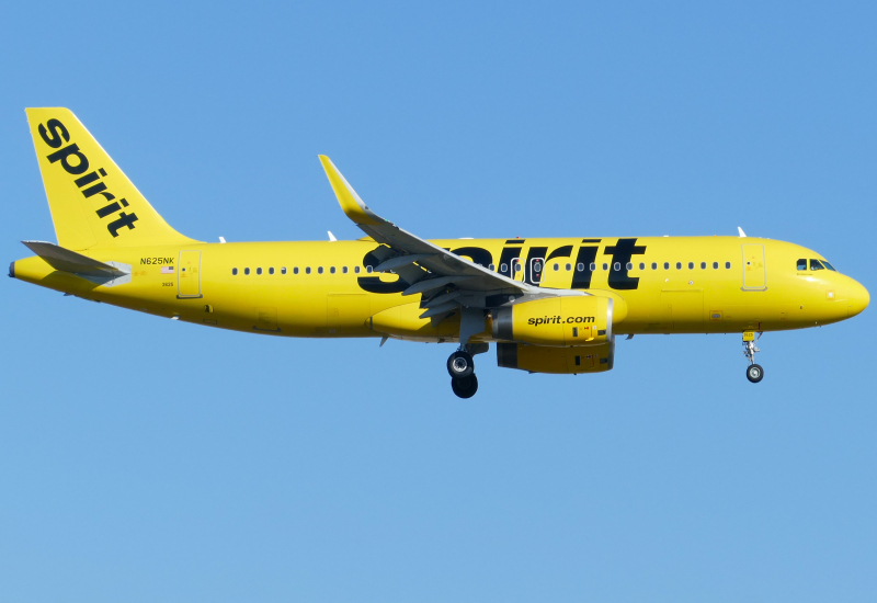Photo of N625NK - Spirit Airlines Airbus A320 at AUS on AeroXplorer Aviation Database