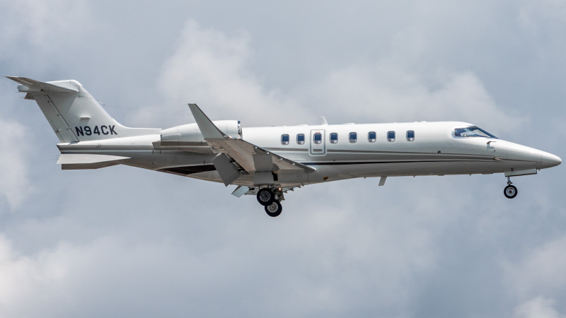 Photo of N94CK - PRIVATE Learjet 45 at HOU on AeroXplorer Aviation Database