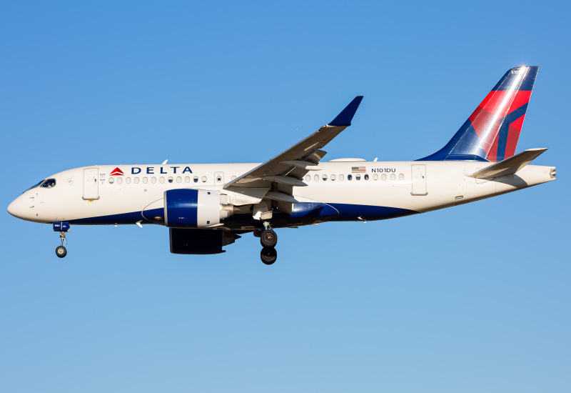 Photo of N101DU - Delta Airlines Airbus A220-100 at BWI on AeroXplorer Aviation Database