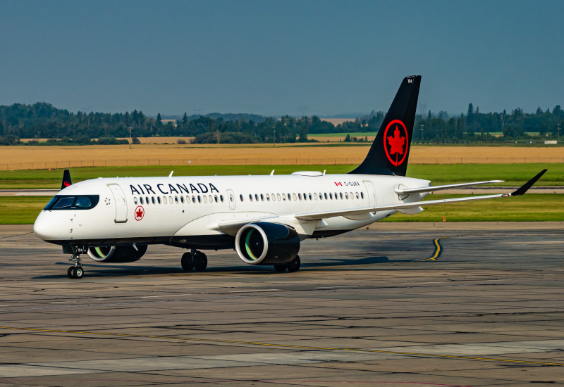 Photo of C-GJXV - Air Canada Airbus A220-300 at YEG on AeroXplorer Aviation Database