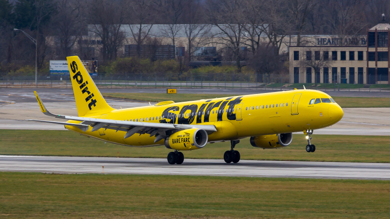 Photo of N674NK - Spirit Airlines Airbus A321-200 at CMH on AeroXplorer Aviation Database