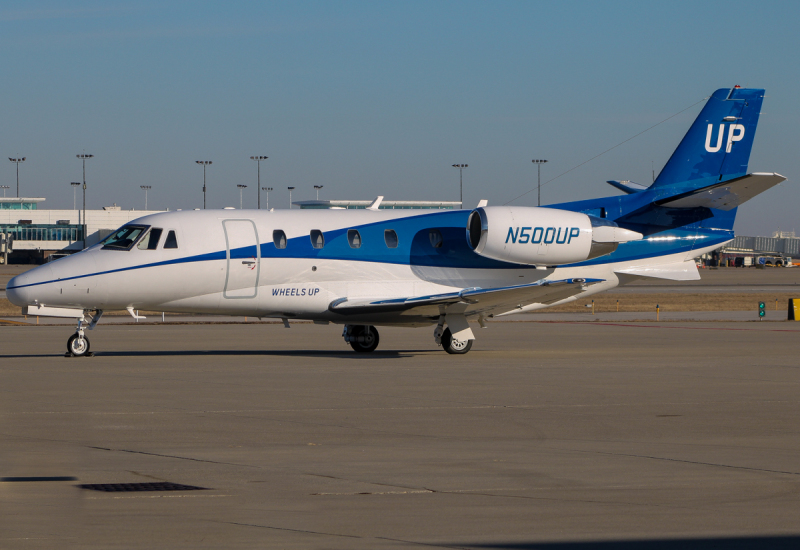 Photo of N500UP - Wheels Up Cessna 560XL Citation Excel at CVG on AeroXplorer Aviation Database