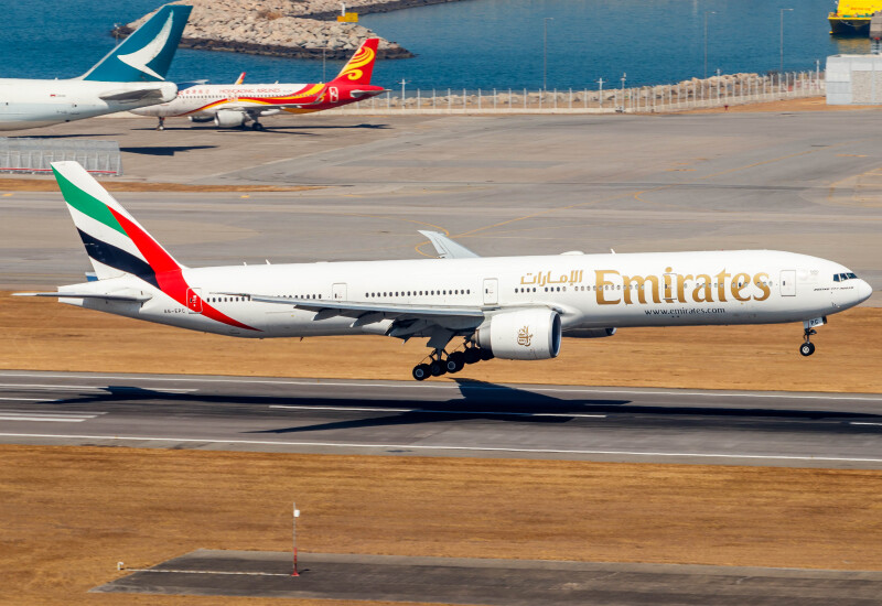 Photo of A6-EPC - Emirates Boeing 777-300ER at HKG on AeroXplorer Aviation Database