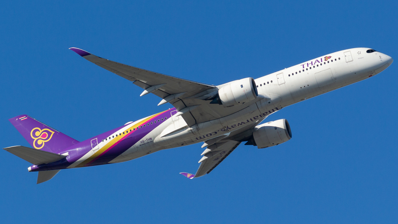 Photo of HS-THN - Thai Airways Airbus A350-900 at FRA on AeroXplorer Aviation Database