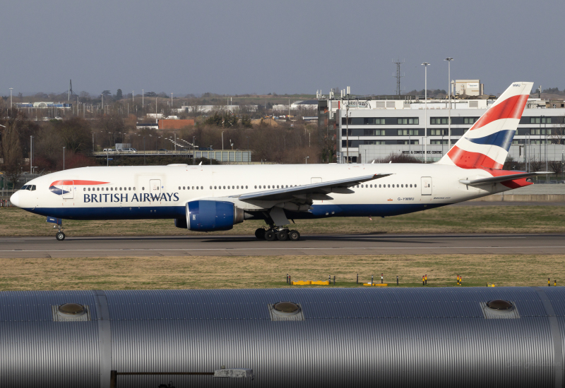 Photo of G-YMMU - British Airways Boeing 777-200ER at LHR on AeroXplorer Aviation Database