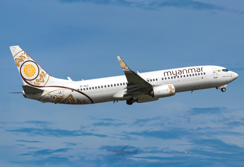 Photo of XY-ALC - Myanmar National Airlines Boeing 737-800 at SIN on AeroXplorer Aviation Database