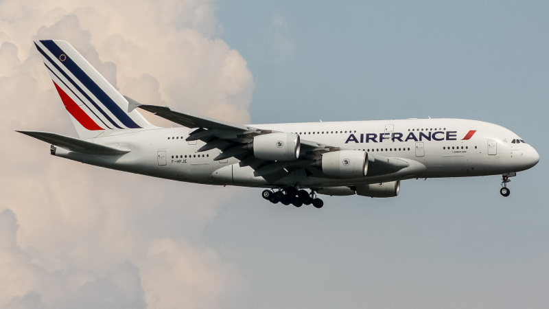 Photo of F-HPJE - Air France Airbus A380-800 at IAD on AeroXplorer Aviation Database