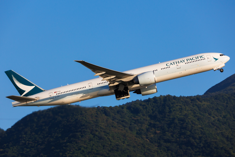 Photo of B-KQC - Cathay Pacific Boeing 777-300ER at HKG on AeroXplorer Aviation Database