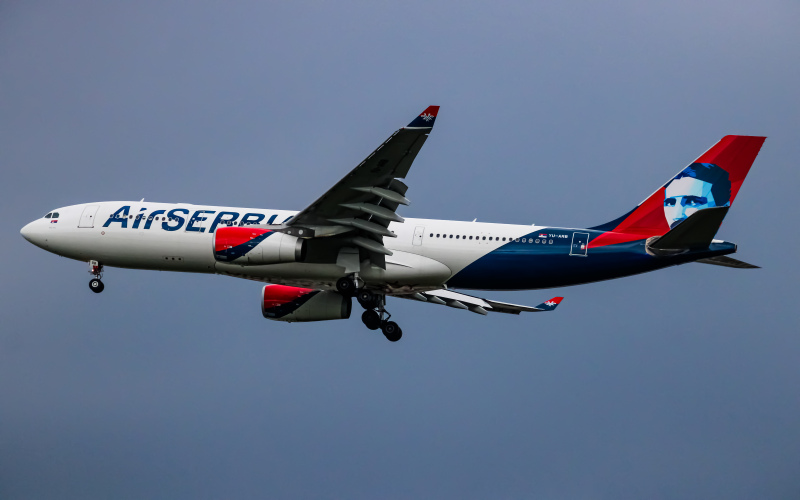 Photo of YU-ARB - Air Serbia Airbus A330-200 at JFK on AeroXplorer Aviation Database