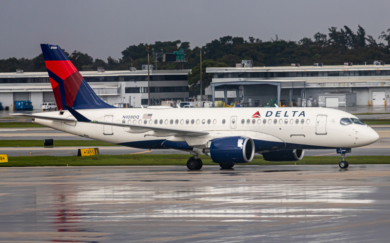 Photo of N108DQ - Delta Airlines Airbus A220-100 at Fll on AeroXplorer Aviation Database