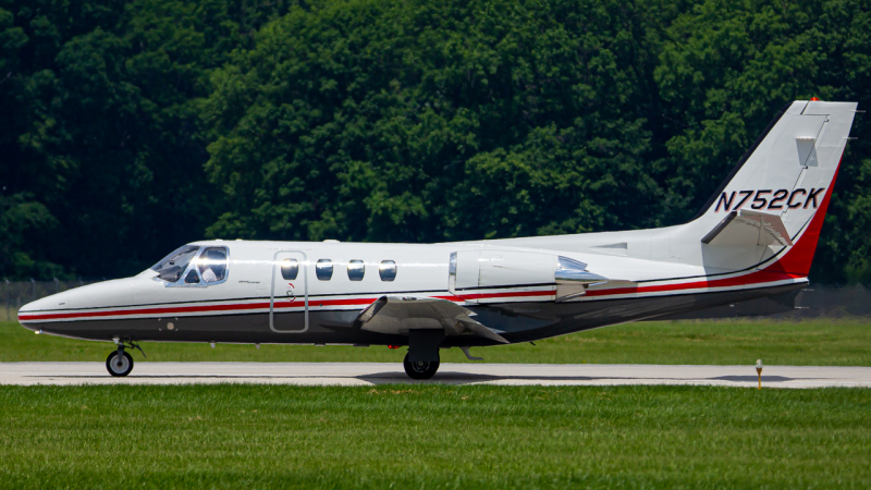 Photo of N752CK - CK Aviation Cessna Citation 500 at OSU on AeroXplorer Aviation Database