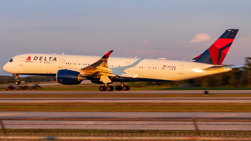 Photo of N507DN - Delta Airlines Airbus A350-900 at MCO on AeroXplorer Aviation Database