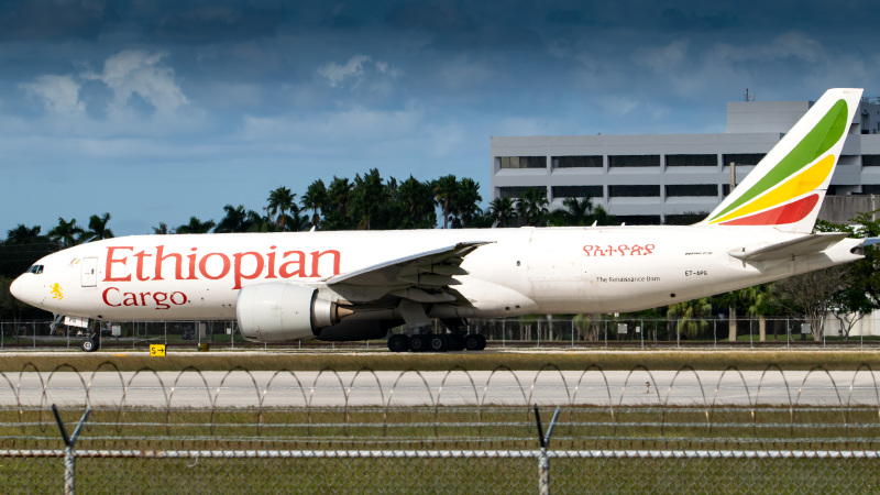Photo of ET-APS -  Ethiopian Cargo Boeing 777-F at MIA on AeroXplorer Aviation Database