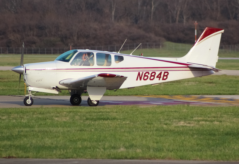 Photo of N684B - PRIVATE  Beech 35A at LUK on AeroXplorer Aviation Database