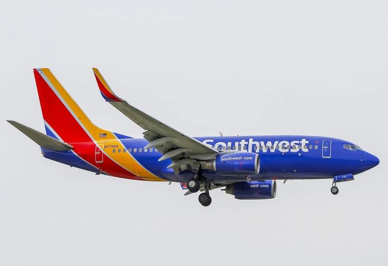 Photo of N7716A - Southwest Airlines Boeing 737-700 at MKE on AeroXplorer Aviation Database