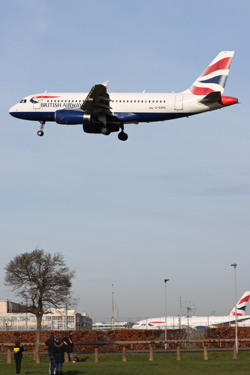 Photo of G-EUPS - British Airways Airbus A319 at LHR on AeroXplorer Aviation Database