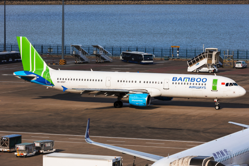 Photo of VN-A597 - Bamboo Airways Airbus A321-200 at MFM on AeroXplorer Aviation Database