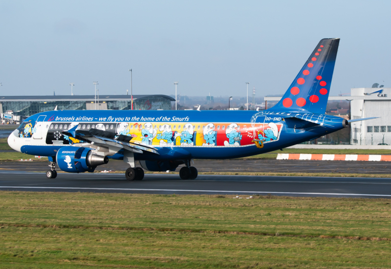 Photo of OO-SND - Brussels Airlines Airbus A320 at BRU on AeroXplorer Aviation Database