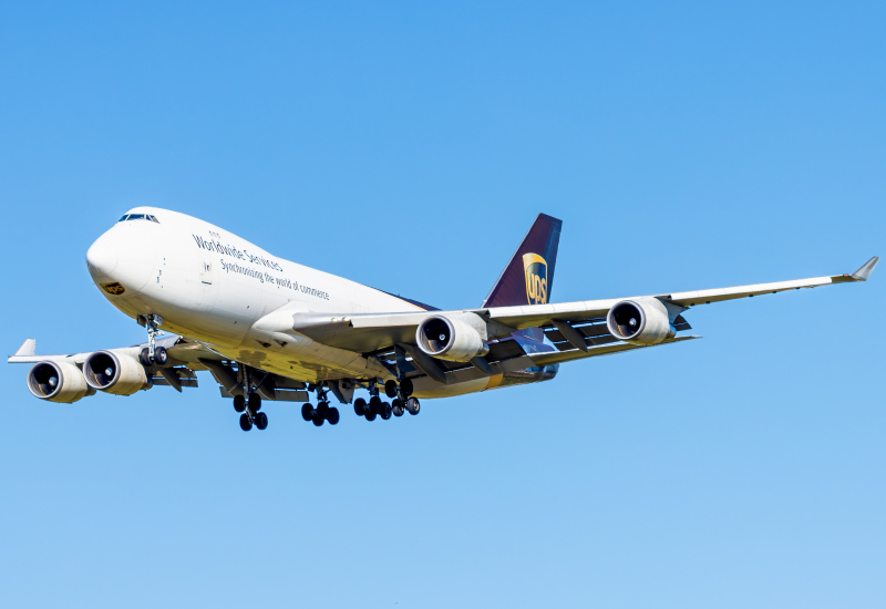 Photo of N576UP - United Parcel Service Boeing 747-400F at PDX on AeroXplorer Aviation Database