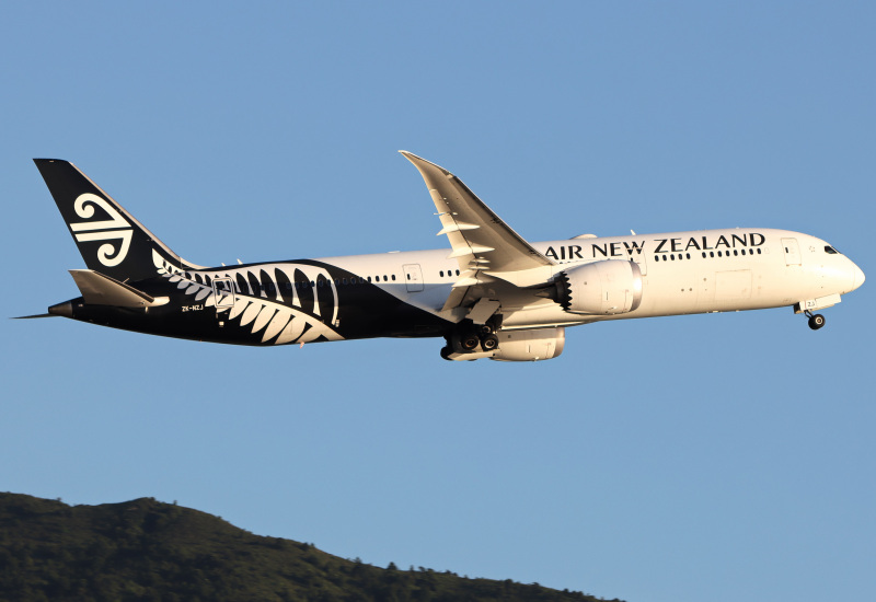 Photo of ZK-NZJ - Air New Zealand Boeing 787-9 at HKG on AeroXplorer Aviation Database