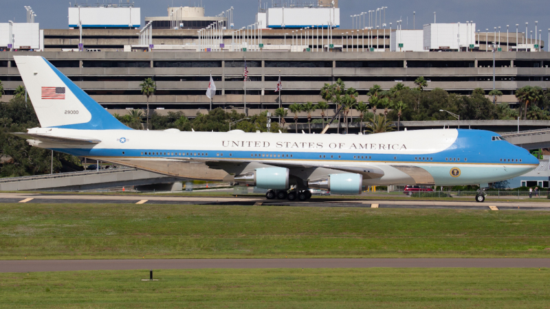 Photo of 92-9000 - USAF - United States Air Force Boeing VC-25A at TPA on AeroXplorer Aviation Database
