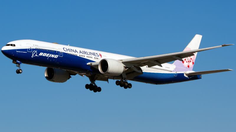 Photo of B-18007 - China Airlines Boeing 777-300ER at LAX on AeroXplorer Aviation Database