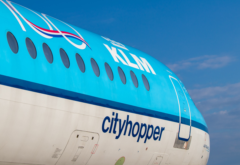 Photo of PH-OFE - KLM CityHopper Fokker 100 at AMS on AeroXplorer Aviation Database