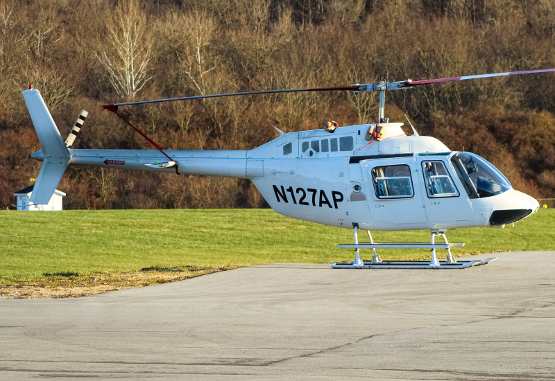 Photo of N127AP - PRIVATE  Bell 206 at LUK on AeroXplorer Aviation Database