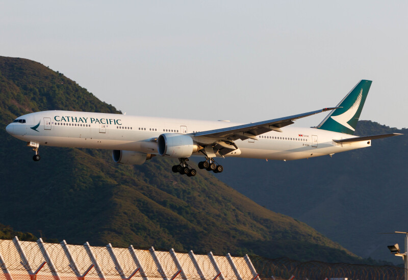 Photo of B-KQA - Cathay Pacific Boeing 777-300ER at HKG on AeroXplorer Aviation Database