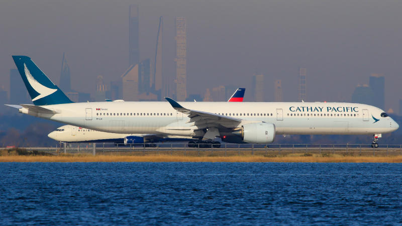 Photo of B-LXI - Cathay Pacific Airbus A350-1000 at KJFK on AeroXplorer Aviation Database