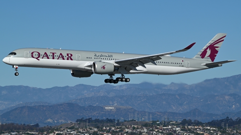 Photo of A7-ANR - Qatar Airways Airbus A350-1000 at LAX on AeroXplorer Aviation Database