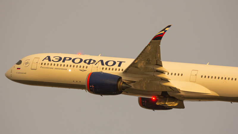 Photo of VQ-BFY - Aeroflot Airbus A350-900 at MIA on AeroXplorer Aviation Database