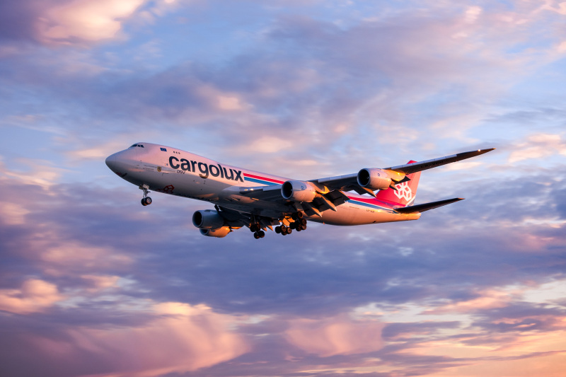 Photo of LX-VCH - CargoLux Boeing 747-8F at ORD on AeroXplorer Aviation Database