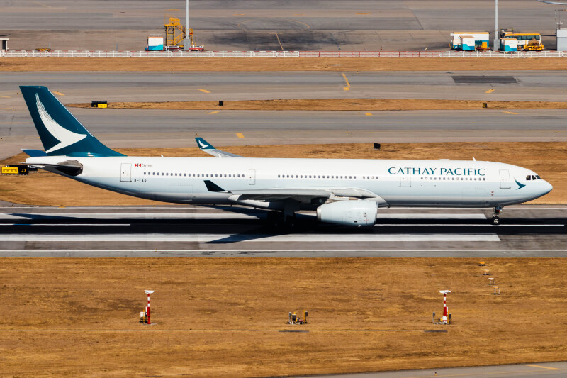 Photo of B-LAR - Cathay Pacific Airbus A330-300 at HKG on AeroXplorer Aviation Database