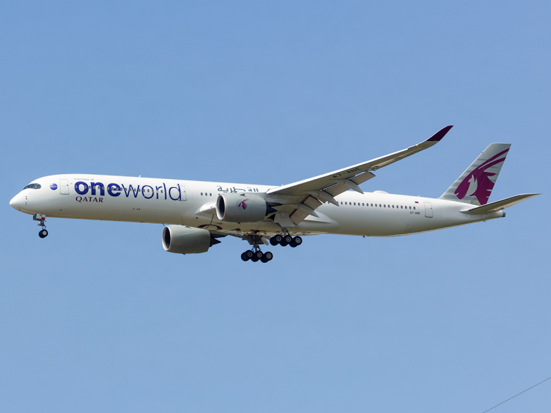 Photo of A7-ANE - Qatar Airways Airbus A350-1000 at IAH on AeroXplorer Aviation Database