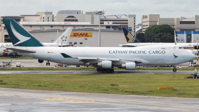 Photo of B-LIA - Cathay Pacific Cargo Boeing 747-400F at SIN on AeroXplorer Aviation Database