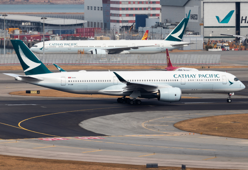 Photo of B-LQB - Cathay Pacific Airbus A350-900 at HKG on AeroXplorer Aviation Database
