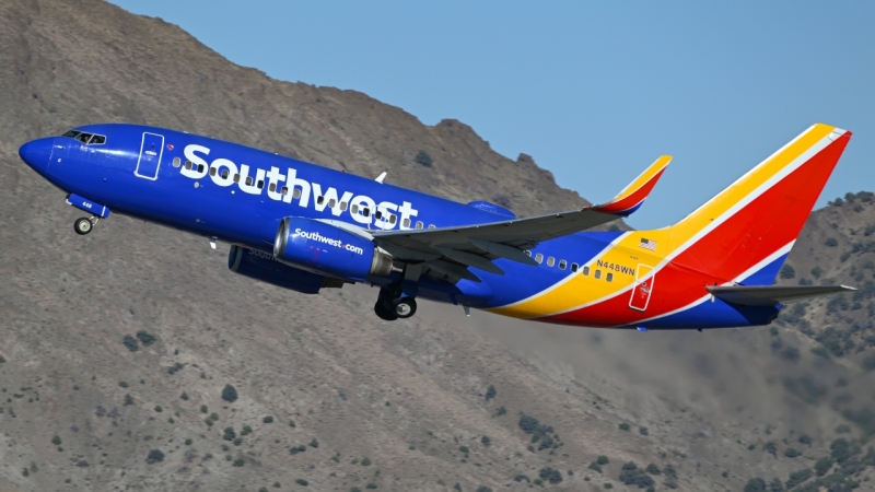 Photo of N448WN - Southwest Airlines Boeing 737-700 at RNO on AeroXplorer Aviation Database