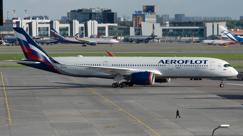Photo of RA-73157 - Aeroflot Airbus A350-900 at SVO on AeroXplorer Aviation Database