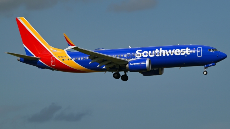 Photo of N8832H - Southwest Airlines Boeing 737 MAX 8 at MCO on AeroXplorer Aviation Database