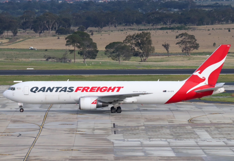 Photo of VH-EFR - Qantas Freight Boeing 767-300F at MEL on AeroXplorer Aviation Database