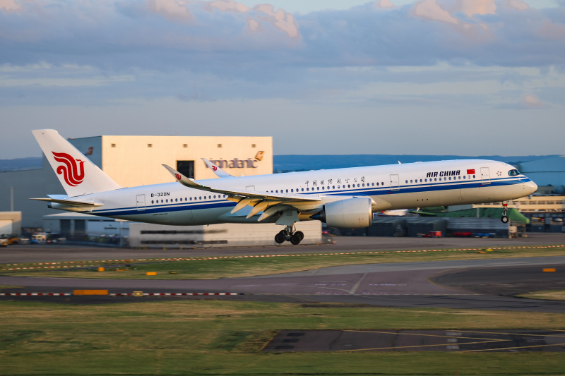 Photo of B-32DN - Air China Airbus A350-900 at LHR on AeroXplorer Aviation Database