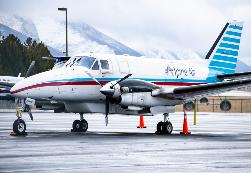 Photo of N118MD - Alpine Air Beech 99 Airliner at SUN on AeroXplorer Aviation Database
