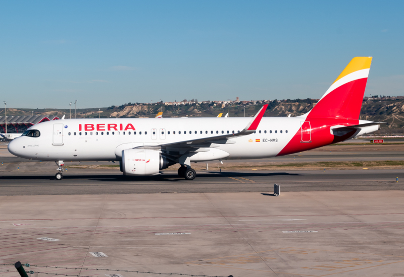 Photo of EC-NVS - Iberia Airbus A320NEO at MAD on AeroXplorer Aviation Database