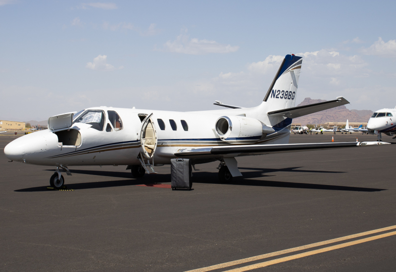 Photo of N238BG - PRIVATE Cessna Citation 501 at MSC on AeroXplorer Aviation Database