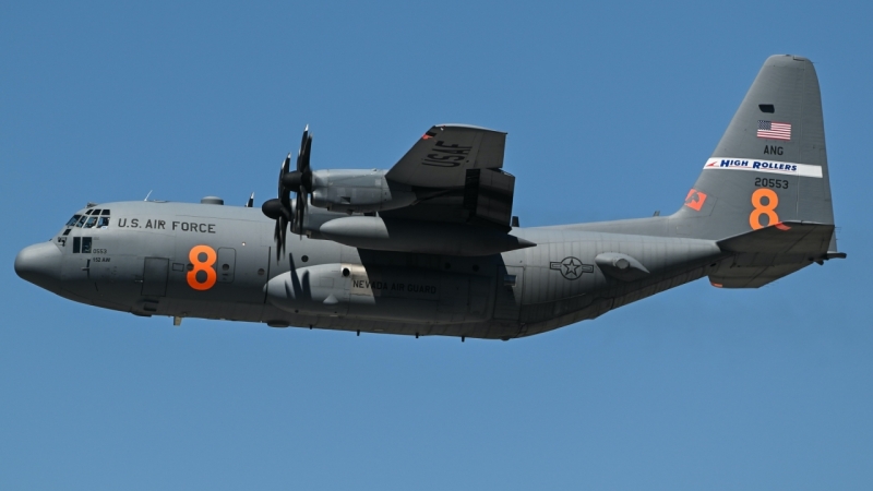 Photo of 0553 152ND AW - USAF - United States Air Force Lockheed C-130H Hercules at RNO on AeroXplorer Aviation Database