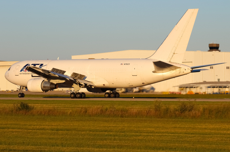 Photo of N761CX - Air Transport International Boeing 767-200F at ILN on AeroXplorer Aviation Database