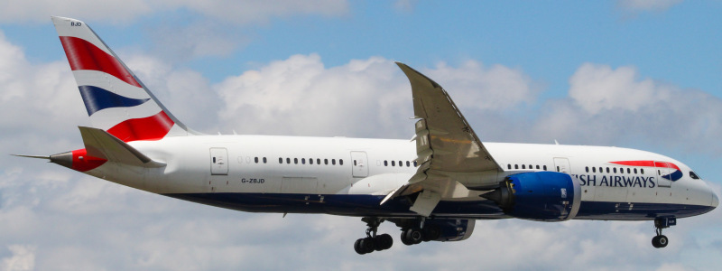 Photo of G-ZBJD - British Airways Boeing 787-8 at PHL on AeroXplorer Aviation Database