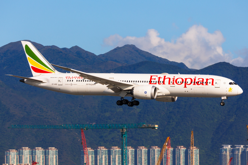 Photo of ET-AXS - Ethiopian Airlines Boeing 787-9 at HKG on AeroXplorer Aviation Database