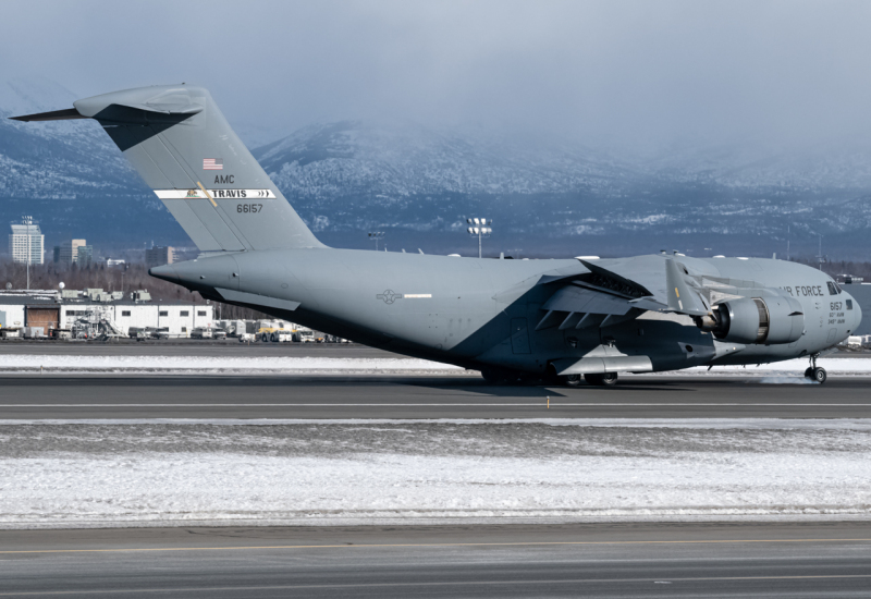 Photo of 06-6157 - USAF - United States Air Force Boeing C-17 Globemaster III at ANC on AeroXplorer Aviation Database